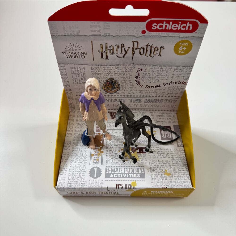 NEW SCHLEICH Wizarding World Harry Potter Luna Lovegood & Baby Thestral 42636 - Picture 2 of 5